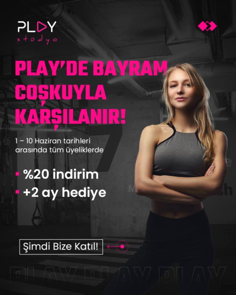 Kampanya Uzatıldı: PlayStüdyo’da Spora Şimdi Başlamanın Tam Zamanı!
